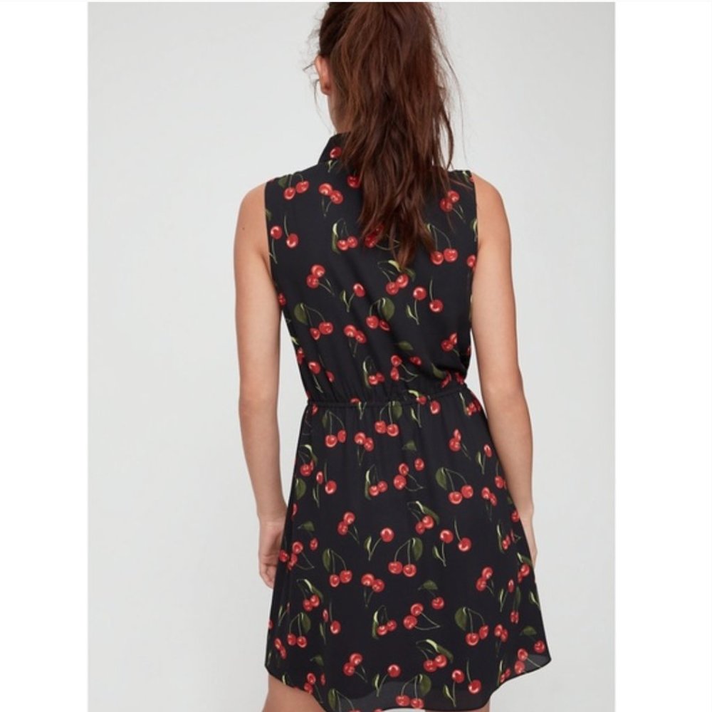🔥Sales - Aritzia Sunday Best Veronica Dress Slvls Cherry - Size S - Picture 4 of 13